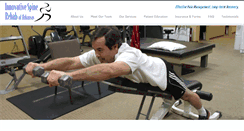 Desktop Screenshot of innovativespinerehab.com